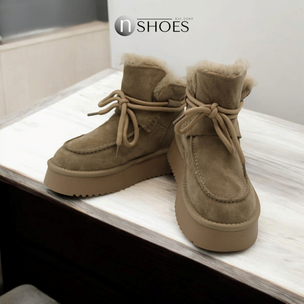 Замшеві жіночі зимові уггі ALLSY Lonza модель 5735