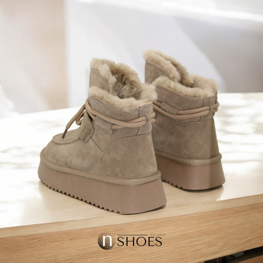 Замшеві жіночі зимові уггі ALLSY Lonza модель 5735