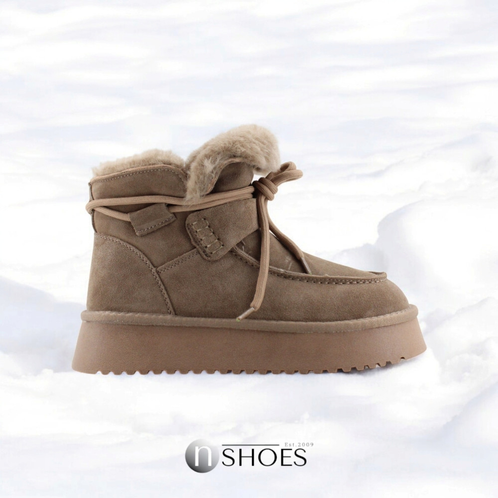 Замшеві жіночі зимові уггі ALLSY Lonza модель 5735