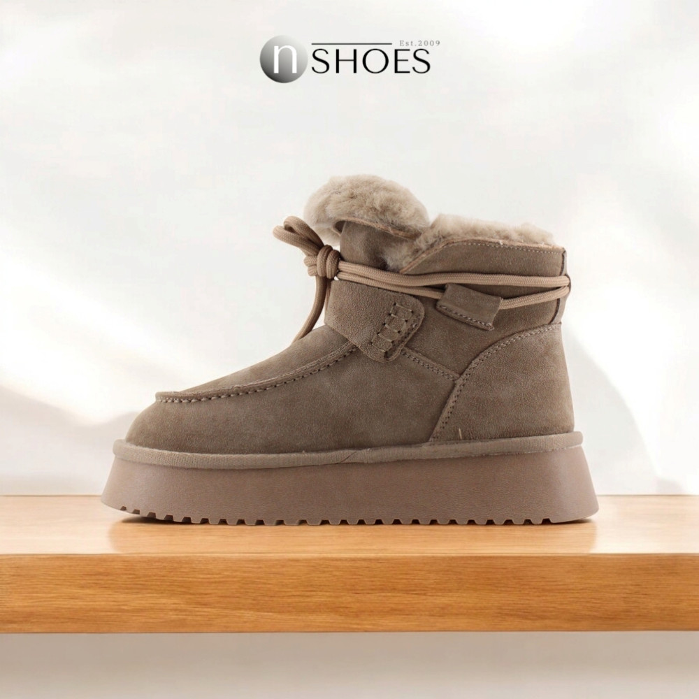 Замшеві жіночі зимові уггі ALLSY Lonza модель 5735