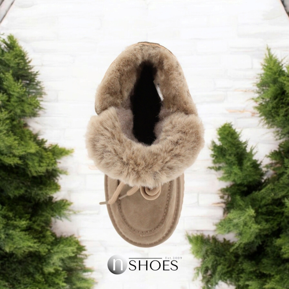 Замшеві жіночі зимові уггі ALLSY Lonza модель 5735