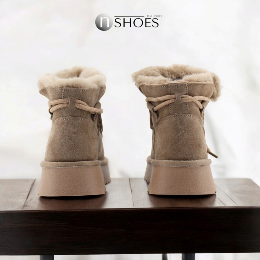 Замшеві жіночі зимові уггі ALLSY Lonza модель 5735