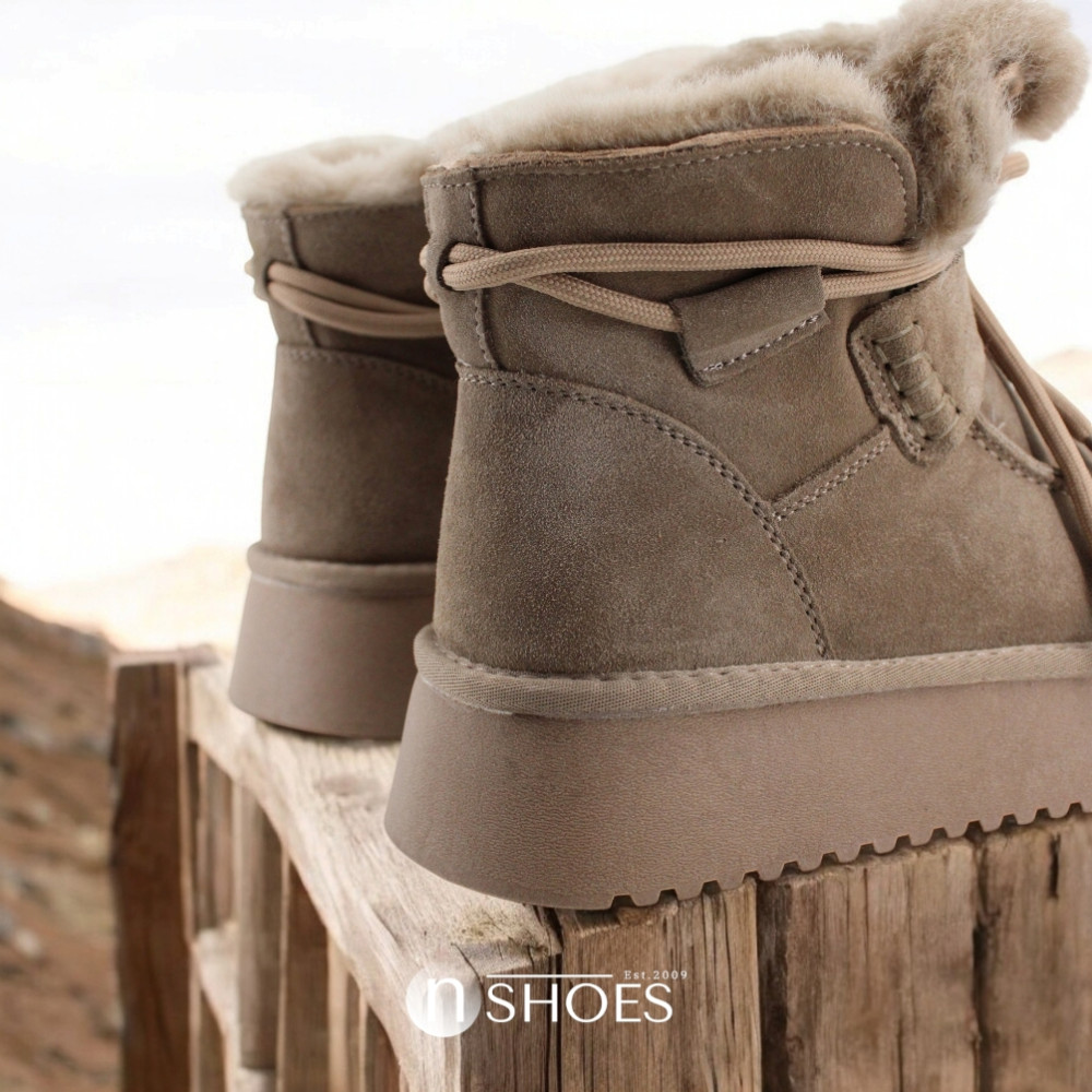 Замшеві жіночі зимові уггі ALLSY Lonza модель 5735