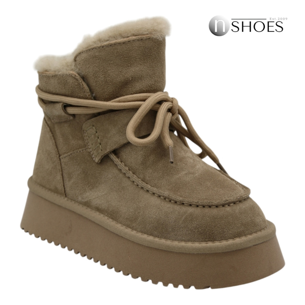 Замшеві жіночі зимові уггі ALLSY Lonza модель 5735