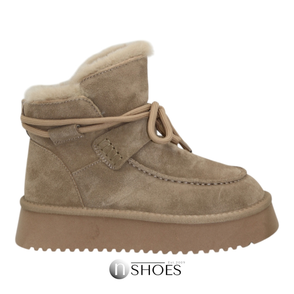 Замшеві жіночі зимові уггі ALLSY Lonza модель 5735