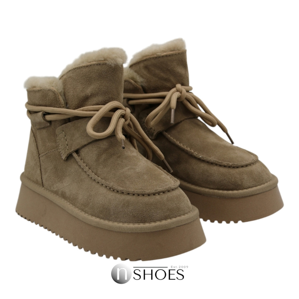 Замшеві жіночі зимові уггі ALLSY Lonza модель 5735