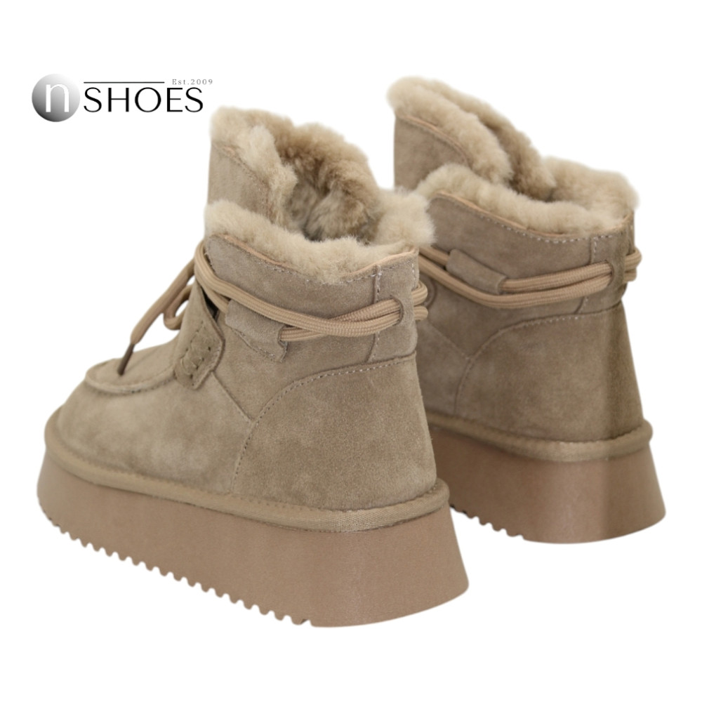 Замшеві жіночі зимові уггі ALLSY Lonza модель 5735