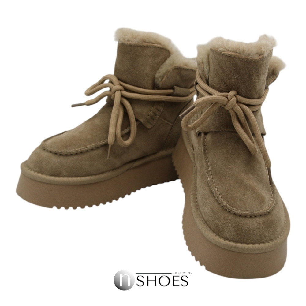 Замшеві жіночі зимові уггі ALLSY Lonza модель 5735