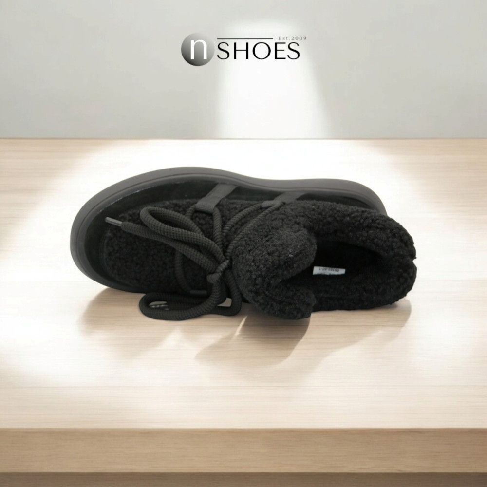 Women’s black suede ugg boots ALLSY Lonza 191058 192419 89393-80-1 5737