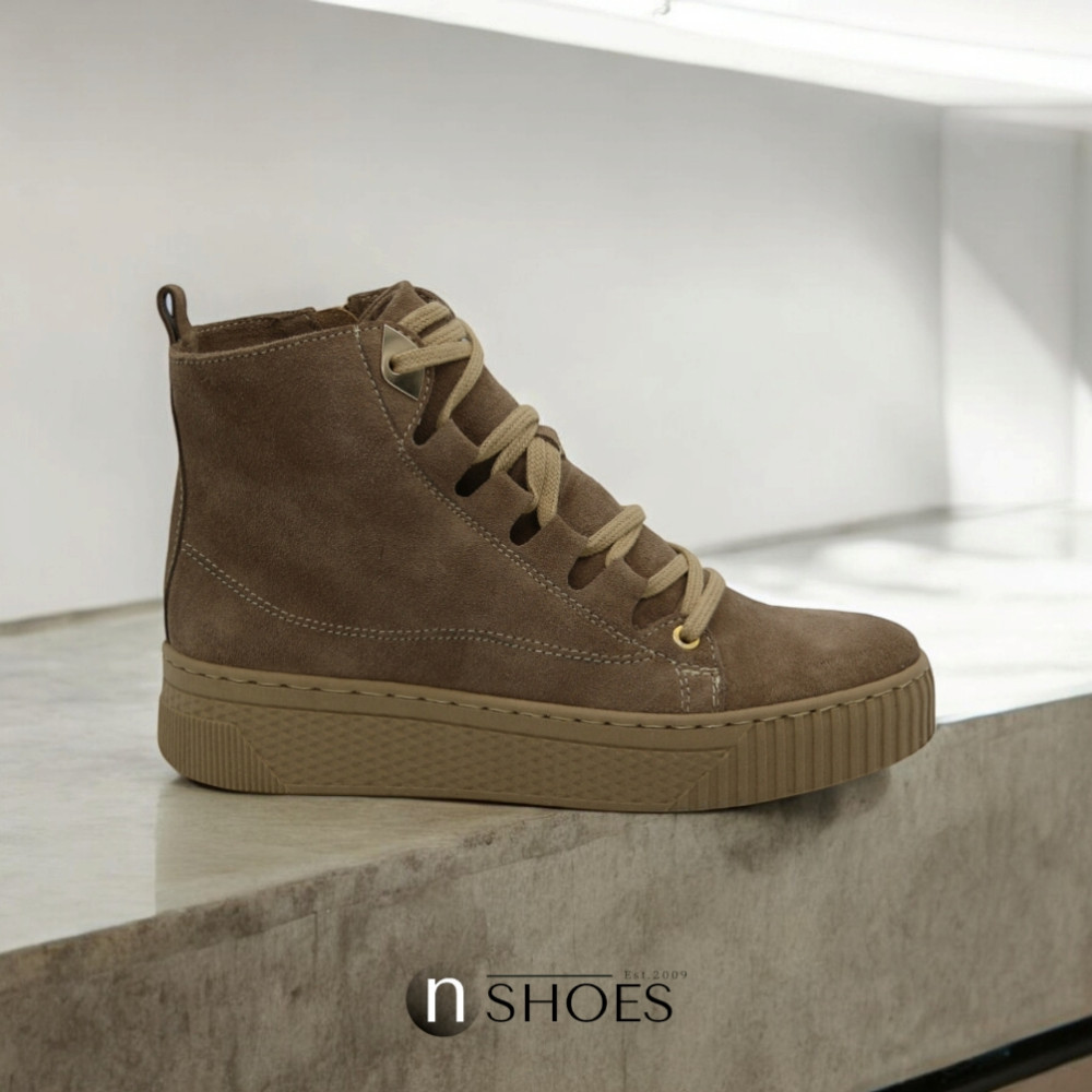 Жіночі бежеві шкіряні зимові кросівки Simen 7410a w taupe ow 5739