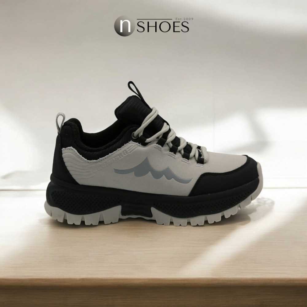 Leather thermal sneakers GRUNBERG (Italy) model 5741 with insulation on the Gore-Tex membrane