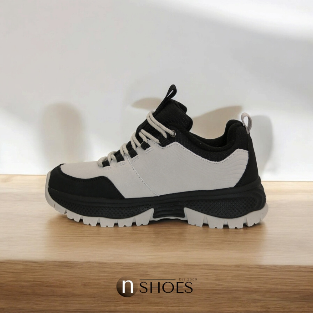 Leather thermal sneakers GRUNBERG (Italy) model 5741 with insulation on the Gore-Tex membrane