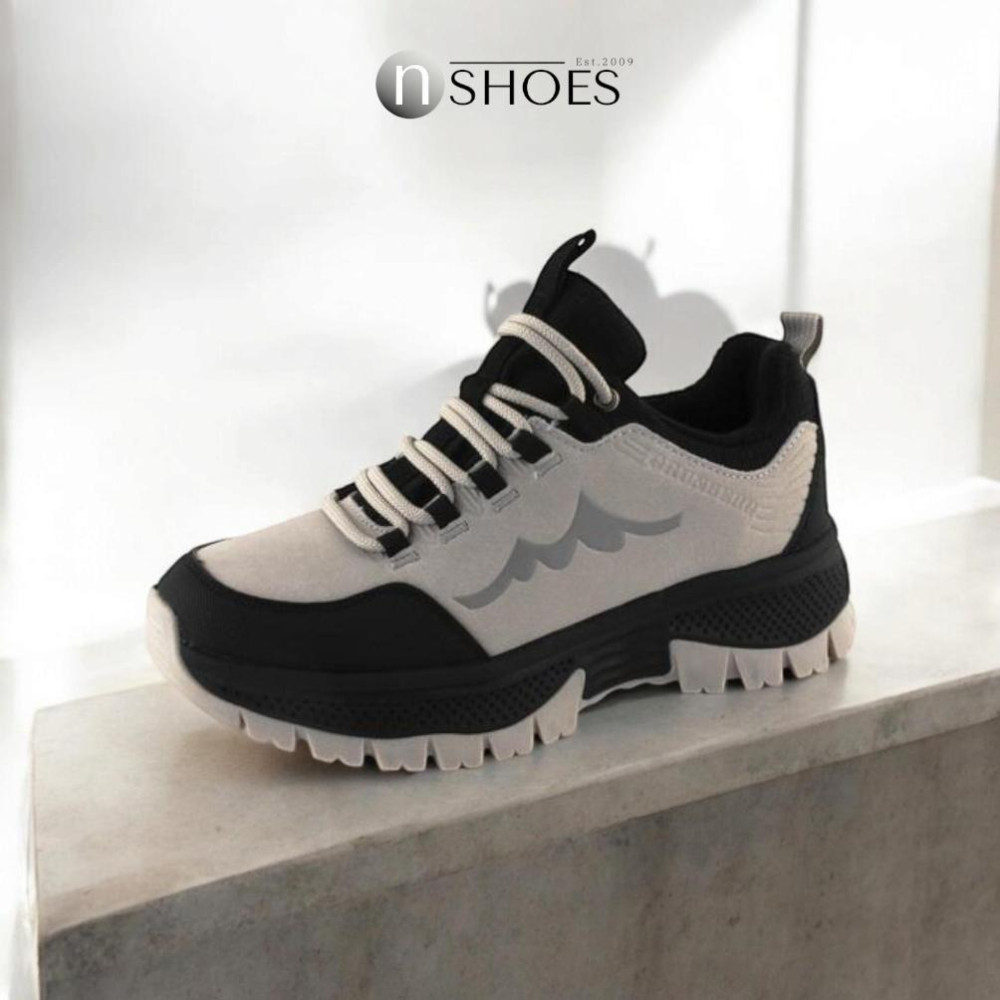 Leather thermal sneakers GRUNBERG (Italy) model 5741 with insulation on the Gore-Tex membrane