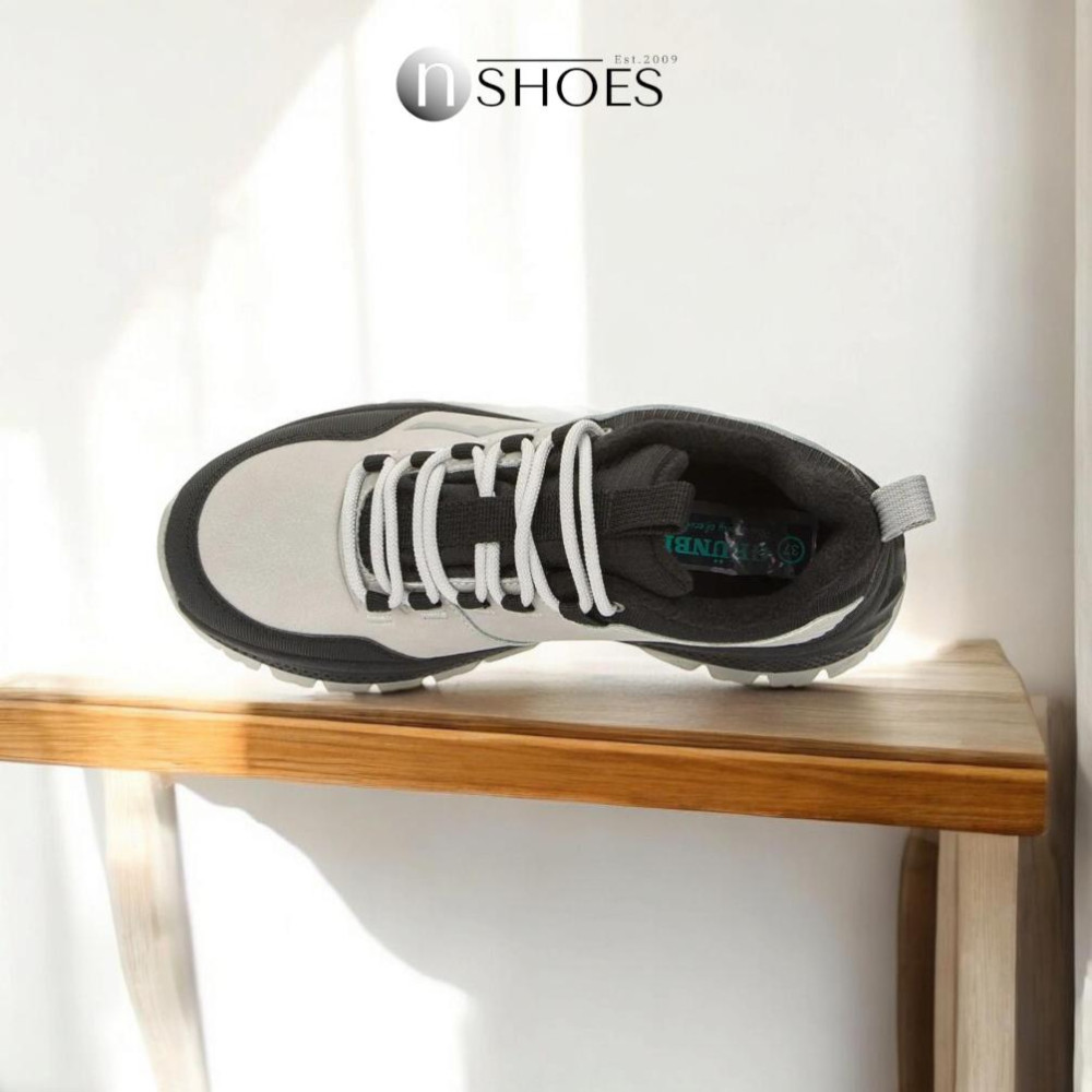 Leather thermal sneakers GRUNBERG (Italy) model 5741 with insulation on the Gore-Tex membrane