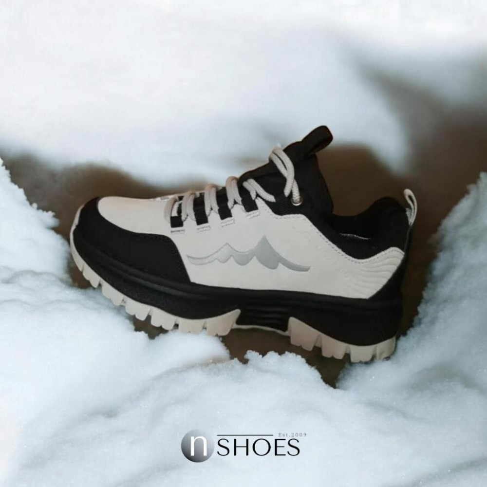 Leather thermal sneakers GRUNBERG (Italy) model 5741 with insulation on the Gore-Tex membrane