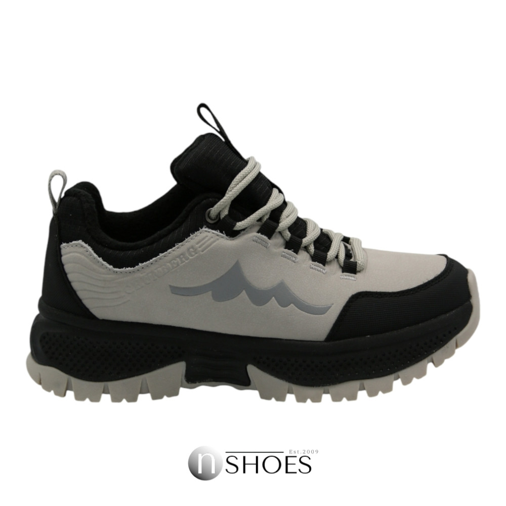 Leather thermal sneakers GRUNBERG (Italy) model 5741 with insulation on the Gore-Tex membrane