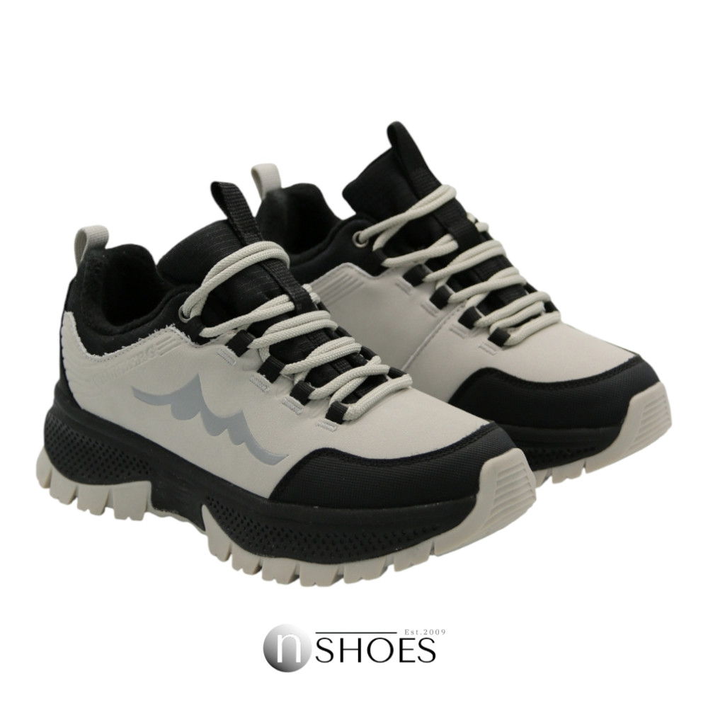 Leather thermal sneakers GRUNBERG (Italy) model 5741 with insulation on the Gore-Tex membrane