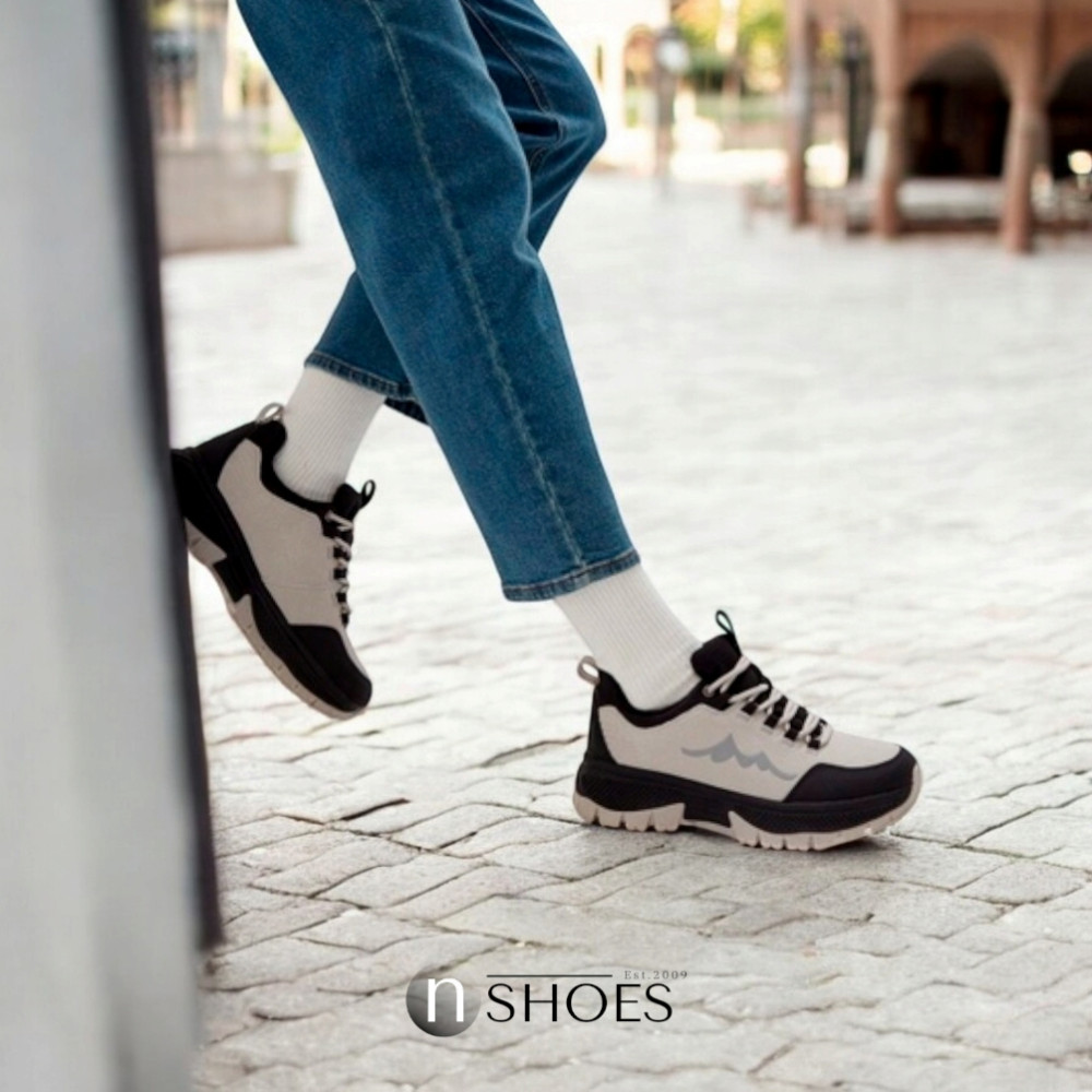 Leather thermal sneakers GRUNBERG (Italy) model 5741 with insulation on the Gore-Tex membrane