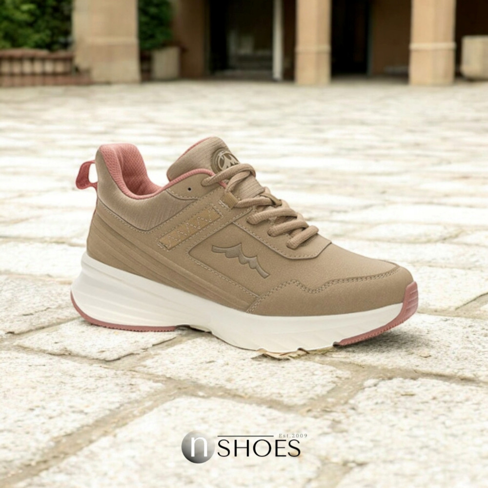 Women's beige demi-season sneakers GRUNBERG (Italy) model 5745