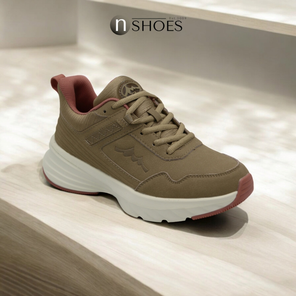 Women's beige demi-season sneakers GRUNBERG (Italy) model 5745