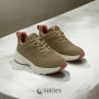 Women's beige demi-season sneakers GRUNBERG (Italy) model 5745