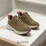 Women's beige demi-season sneakers GRUNBERG (Italy) model 5745