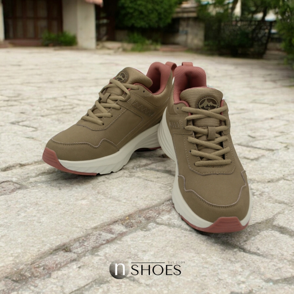 Women's beige demi-season sneakers GRUNBERG (Italy) model 5745
