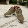 Women's beige demi-season sneakers GRUNBERG (Italy) model 5745