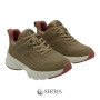 Women's beige demi-season sneakers GRUNBERG (Italy) model 5745