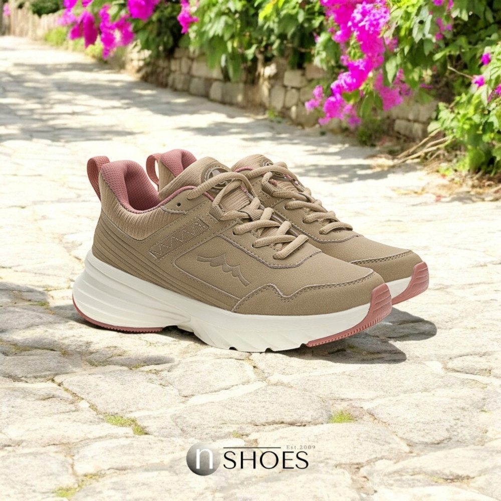 Women's beige demi-season sneakers GRUNBERG (Italy) model 5745