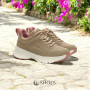 Women's beige demi-season sneakers GRUNBERG (Italy) model 5745