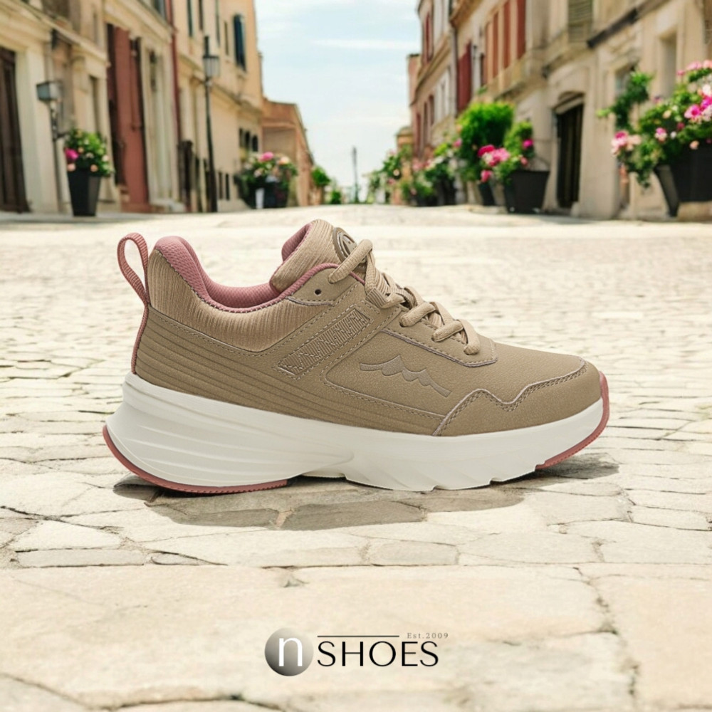 Women's beige demi-season sneakers GRUNBERG (Italy) model 5745