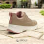 Women's beige demi-season sneakers GRUNBERG (Italy) model 5745