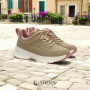 Women's beige demi-season sneakers GRUNBERG (Italy) model 5745