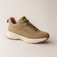 Women's beige demi-season sneakers GRUNBERG 148512 06-02 5745 made of genuine leather from the Italian brand