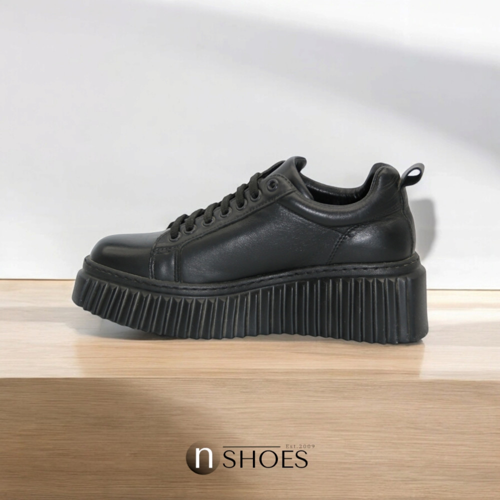 Женские кожаные кроссовки на танкетке La Pinta (Турция) модель 5747