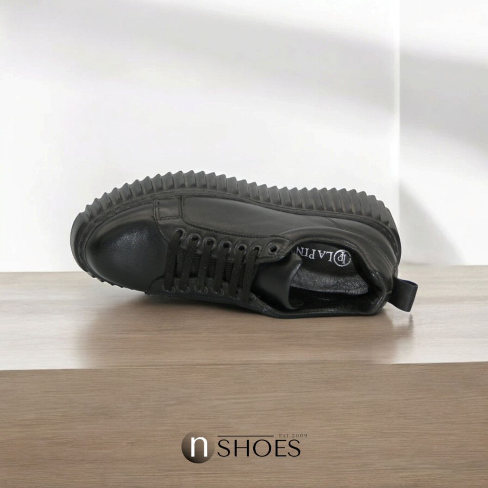 Женские кожаные кроссовки на танкетке La Pinta (Турция) модель 5747