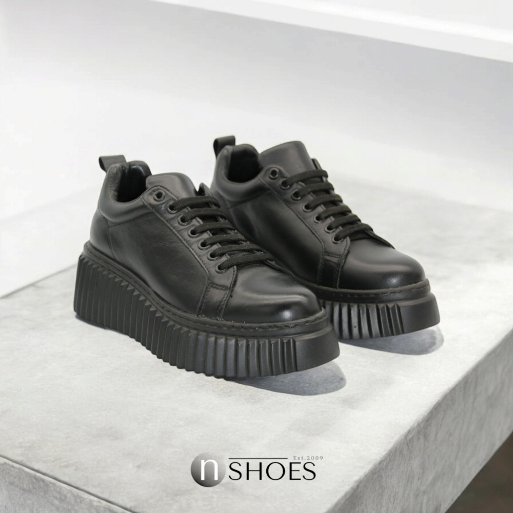 Женские кожаные кроссовки на танкетке La Pinta (Турция) модель 5747