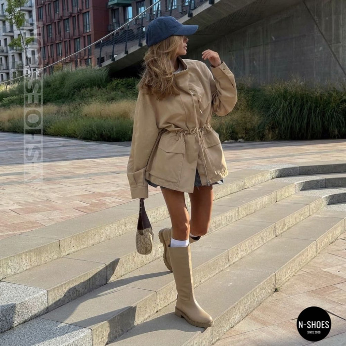 Beige Women's Szydlowski 3151-873 Boots: Style and Warmth