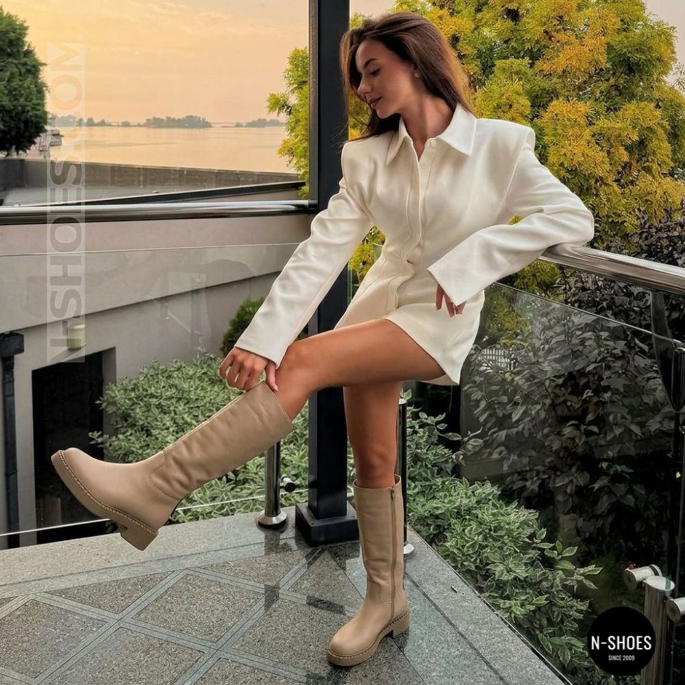 Beige Women's Szydlowski 3151-873 Boots: Style and Warmth