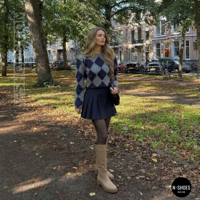 Beige Women's Szydlowski 3151-873 Boots: Style and Warmth