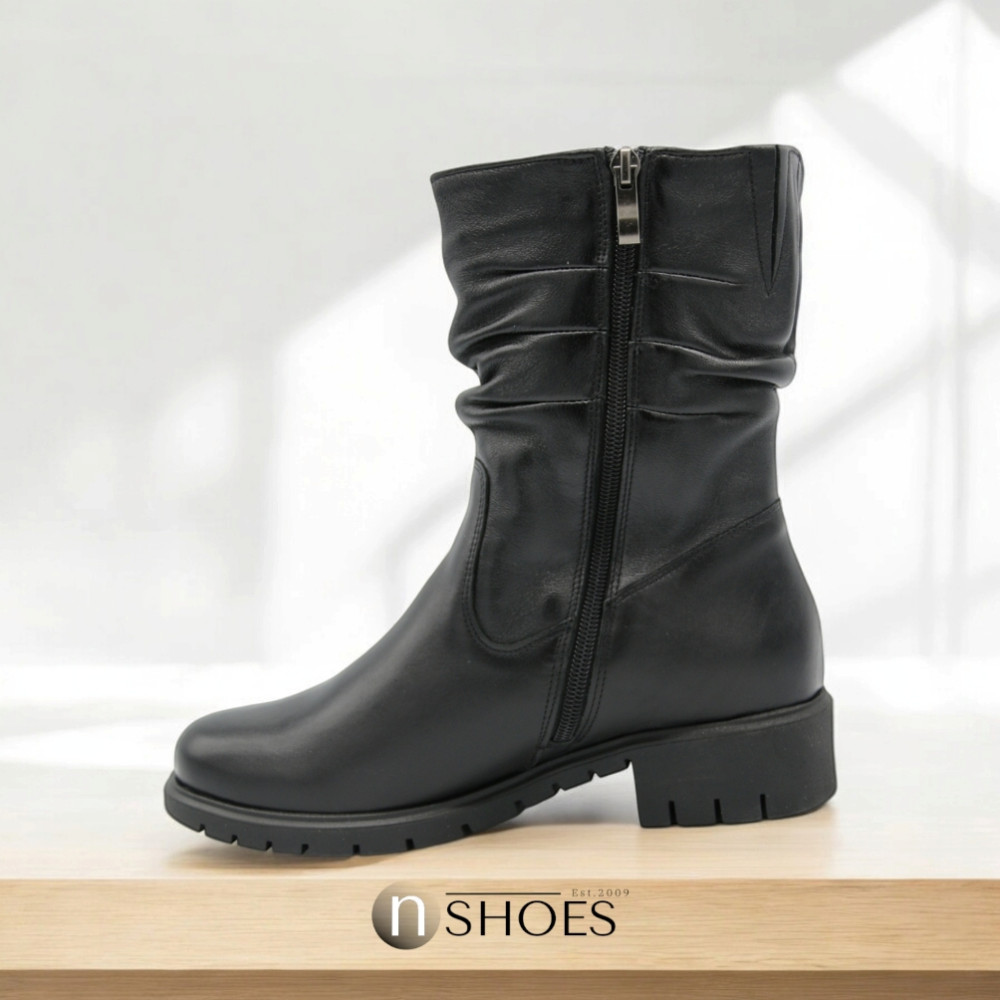 Женские кожаные зимние ботинки Steizer (Польша) модель 5750