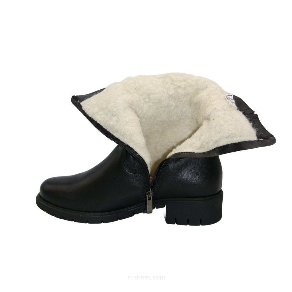 Женские кожаные зимние ботинки Steizer (Польша) модель 5750