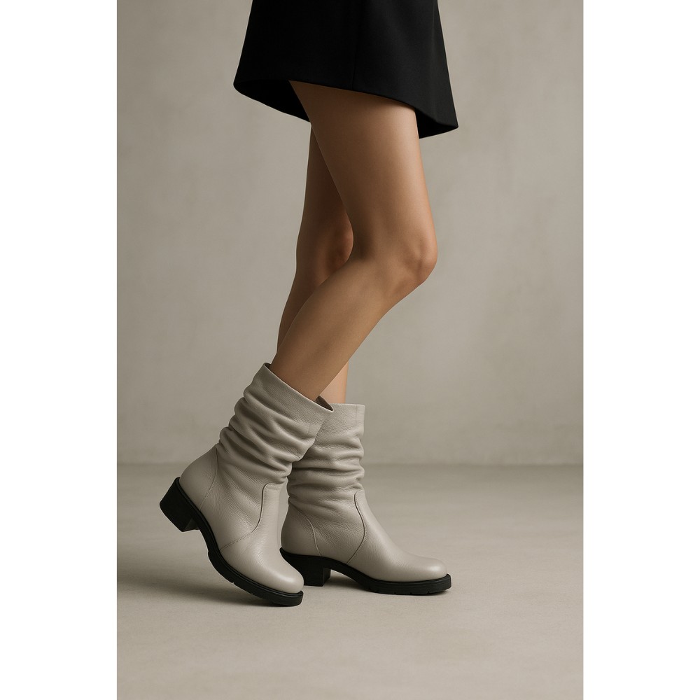 Women's leather winter boots Steizer (Poland) model 5751