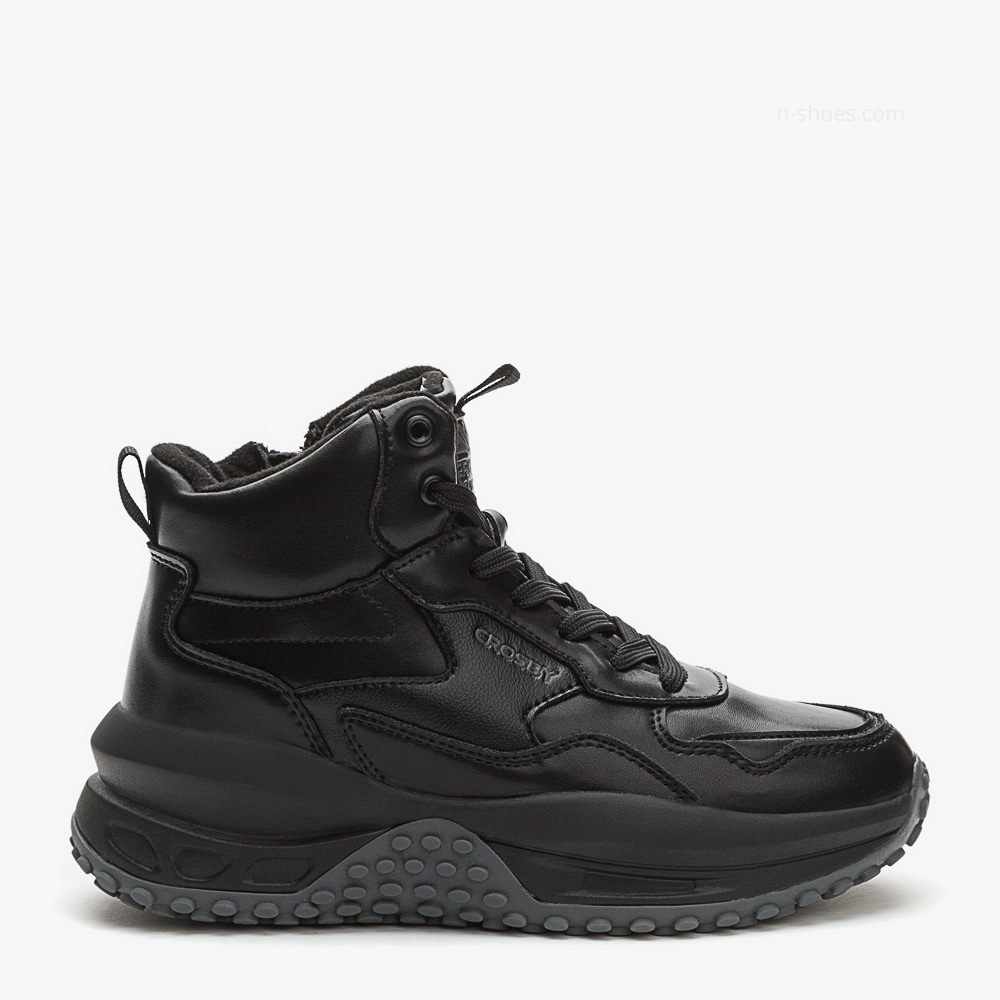 Women's winter leather sneakers CROSBY (UK) model 5752