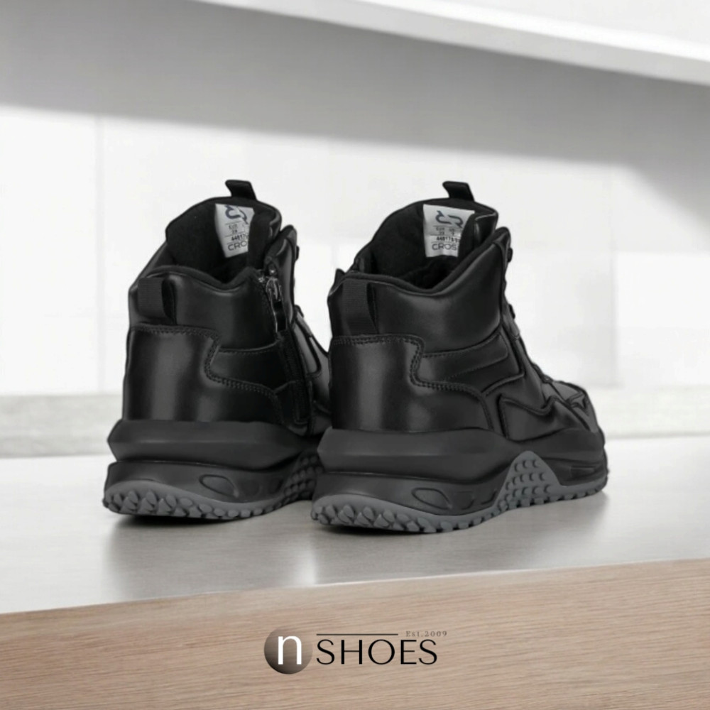 Women's winter leather sneakers CROSBY (UK) model 5752