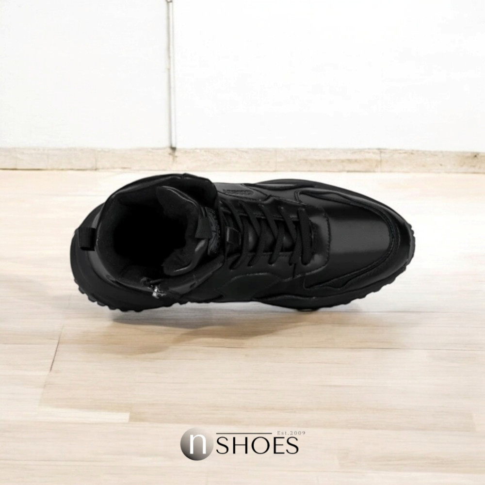 Women's winter leather sneakers CROSBY (UK) model 5752