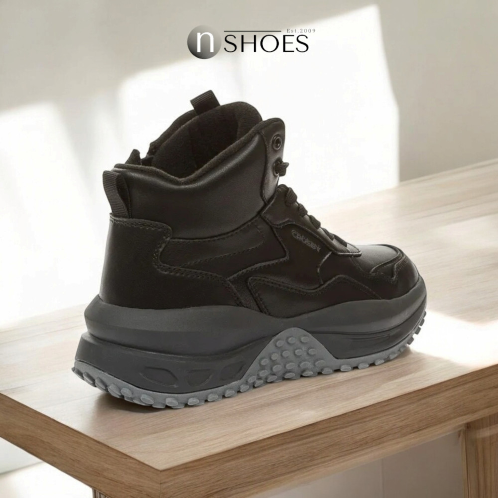 Women's winter leather sneakers CROSBY (UK) model 5752