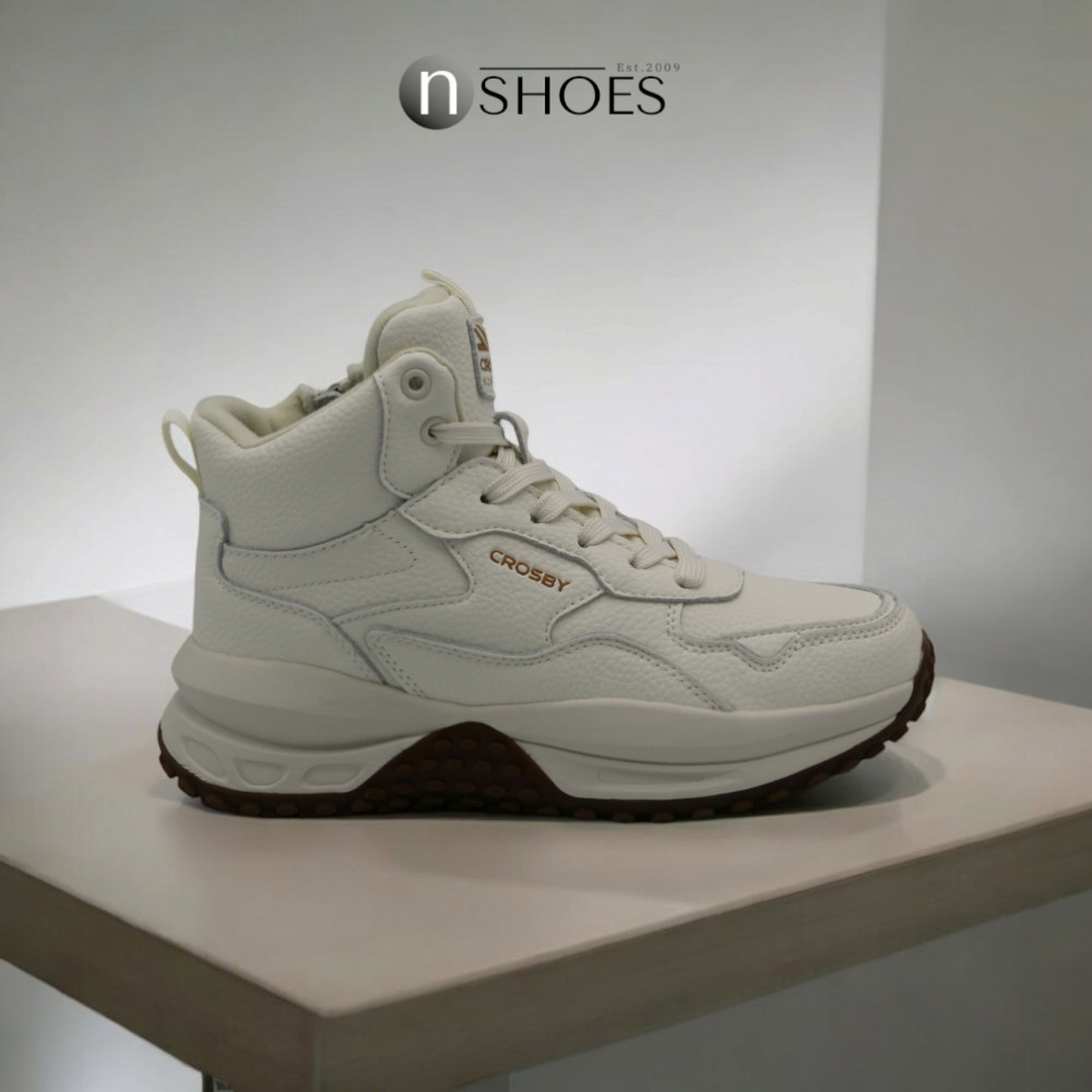 Женские зимние кожаные ботинки CROSBY (Великобритания) модель 5753