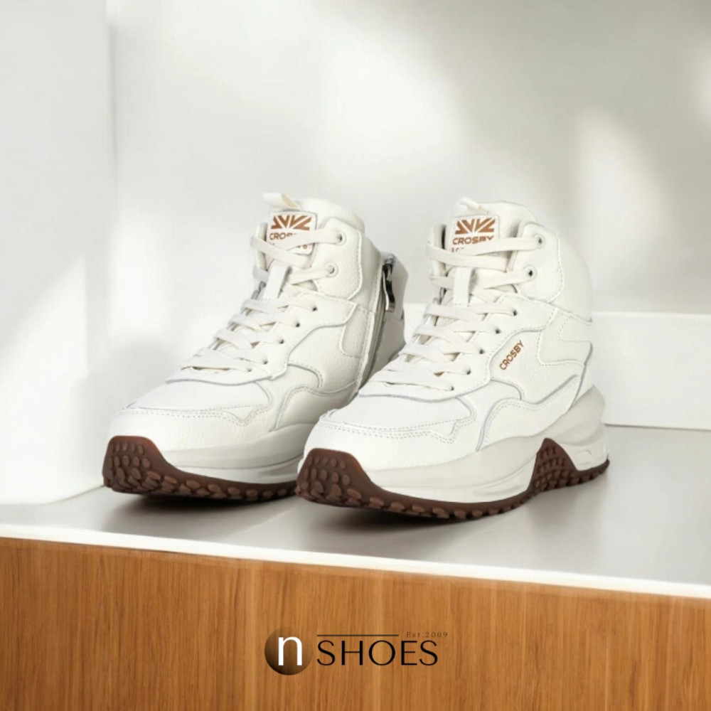 Женские зимние кожаные ботинки CROSBY (Великобритания) модель 5753